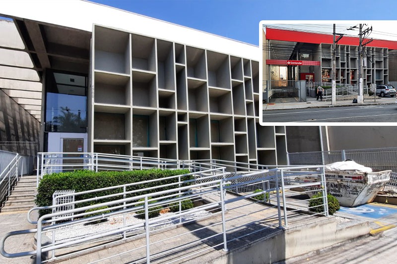 Agência Banco Santander Fechada